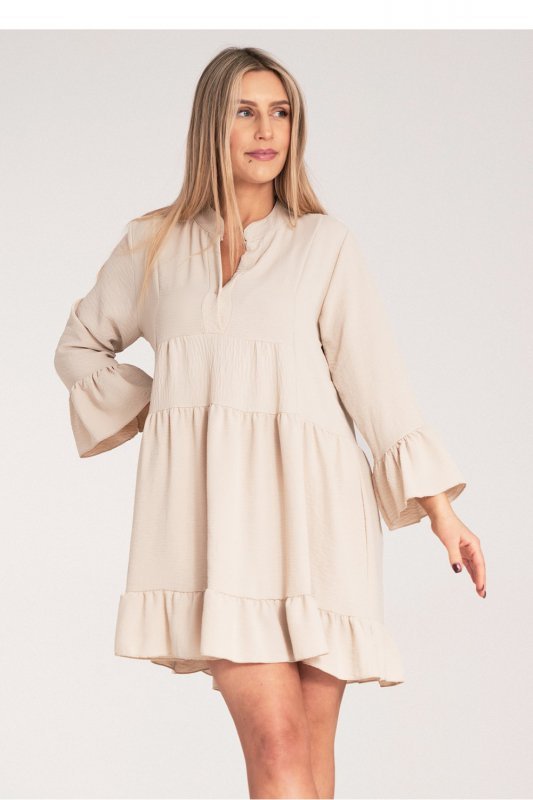 Sukienka Model M1136 Beige - Figl