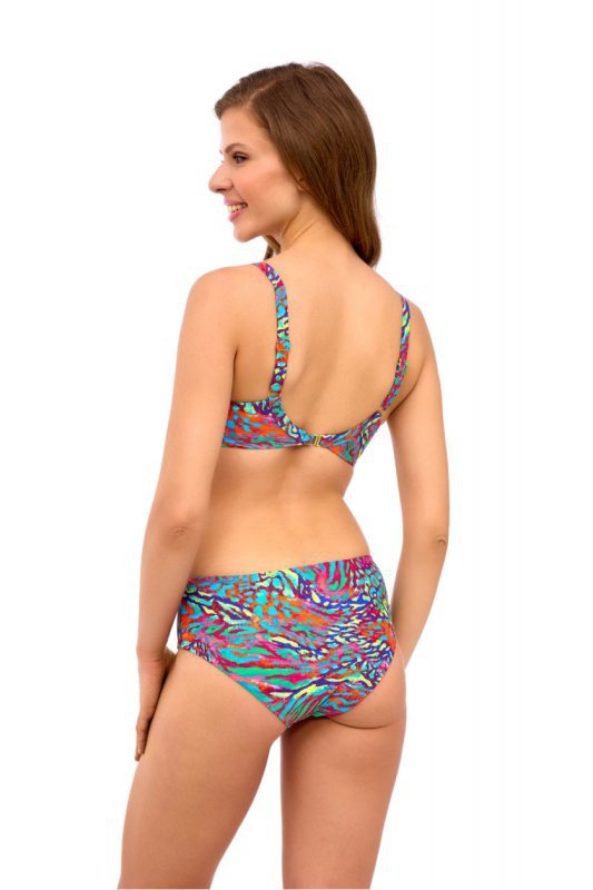 Kostium dwuczęściowy Biustonosz Kąpielowy Model Coral Big Multicolor - Lupo Line