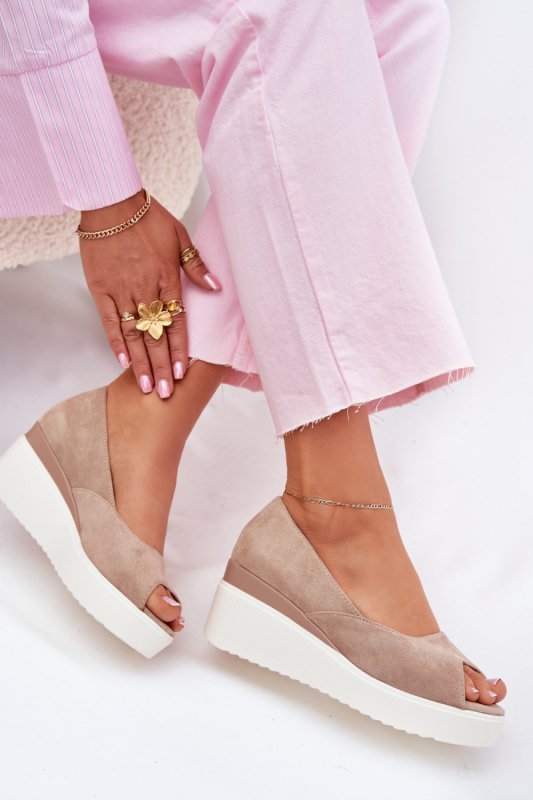 Sandały Model Velira JH528P Beige - Step in style