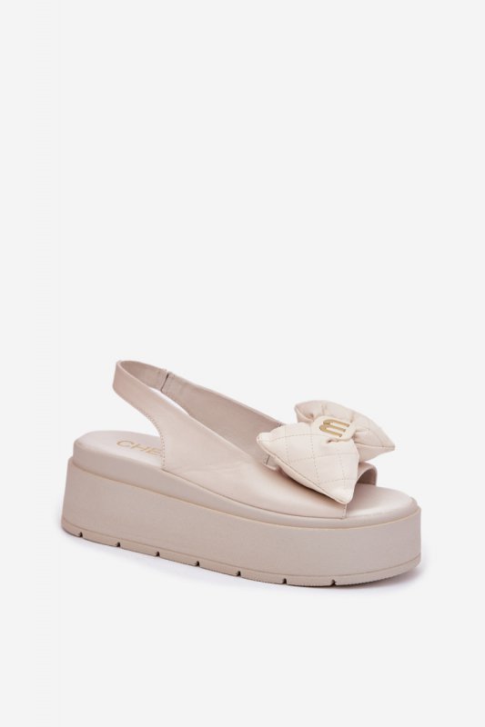 Sandały Model CheBello 4641 Beige - Step in style