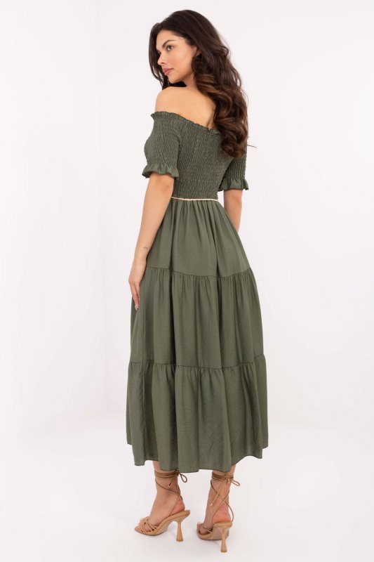 Sukienka Model MI-SK-A2609.96 Khaki - Italy Moda