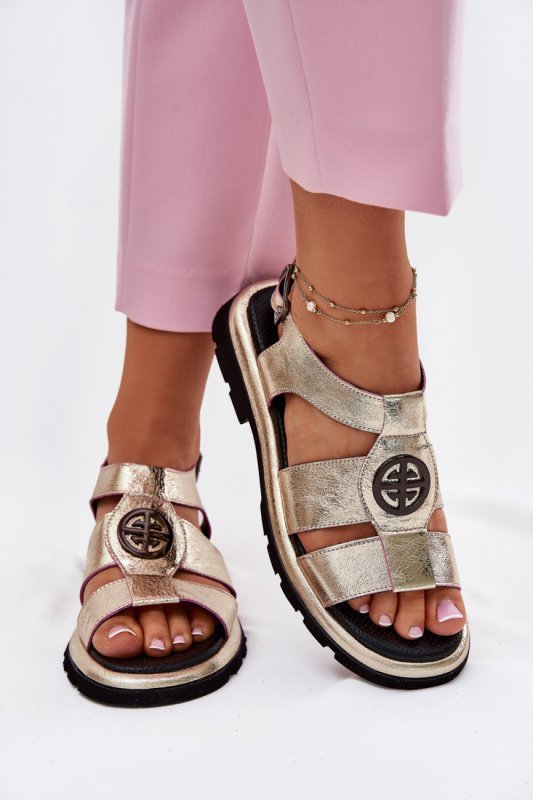 Sandały Model Artiker 56C0689 Gold - Step in style