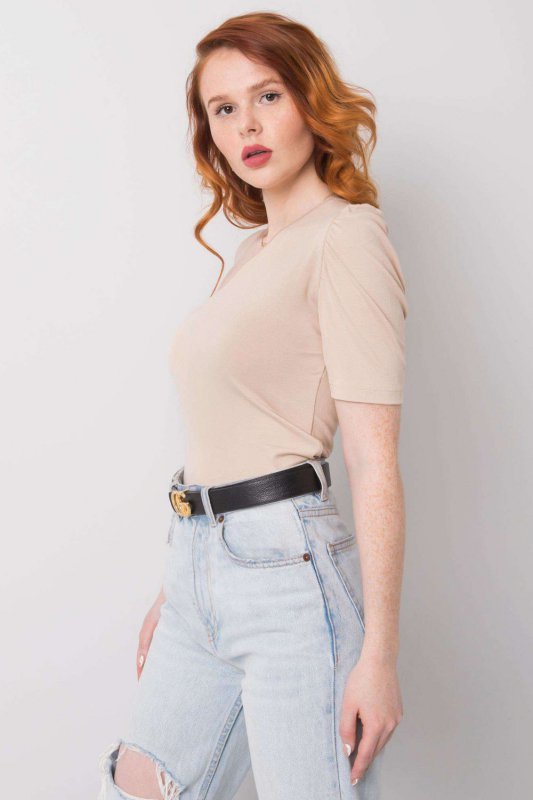 Bluzka Model 95-BZ-190101.21P Light Beige - Rue Paris