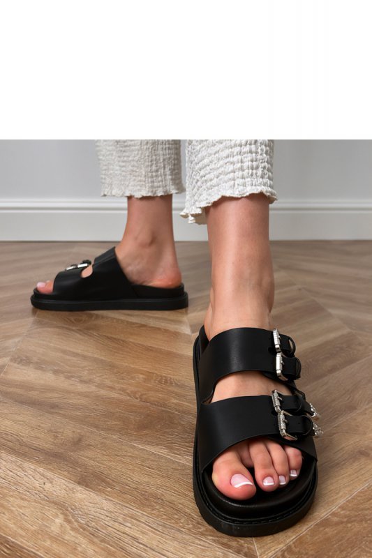 Sandał Klapki Model Fetta 100-448 Black - PRIMO