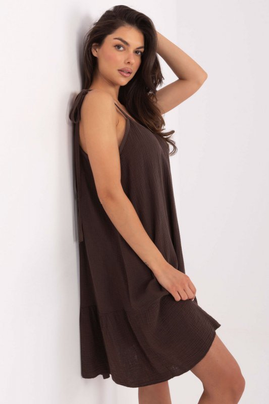 Sukienka Model TW-SK-BI-12-1196.97 Dark Brown - Och Bella