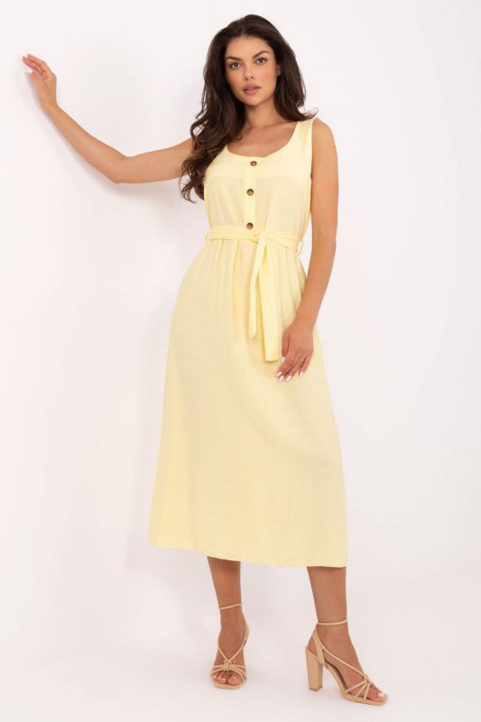 Sukienka Model MI-SK-A1710.60 Light Yellow - Italy Moda