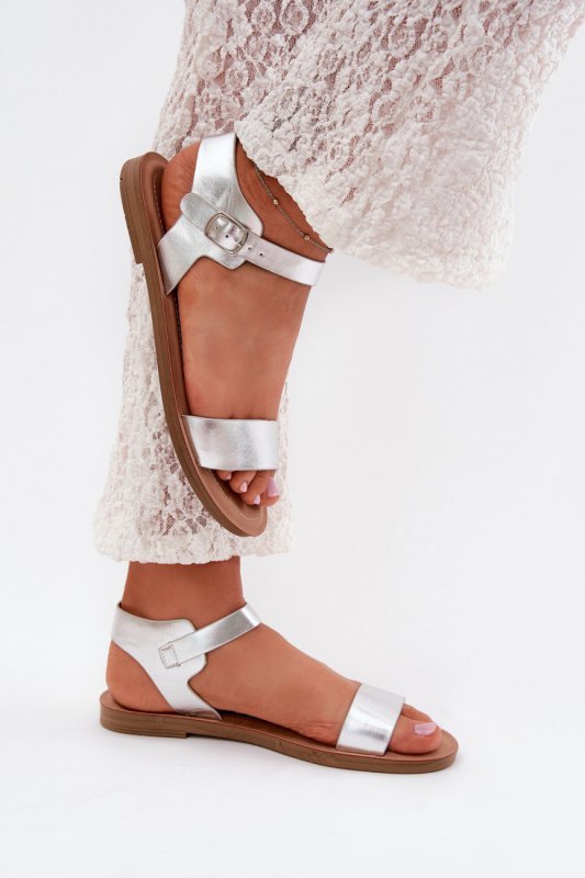 Sandały Model Kivara 11-59 Silver - Step in style