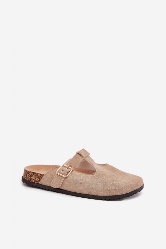 Sandał Klapki Model Lirina 98-263 Beige - Step in style
