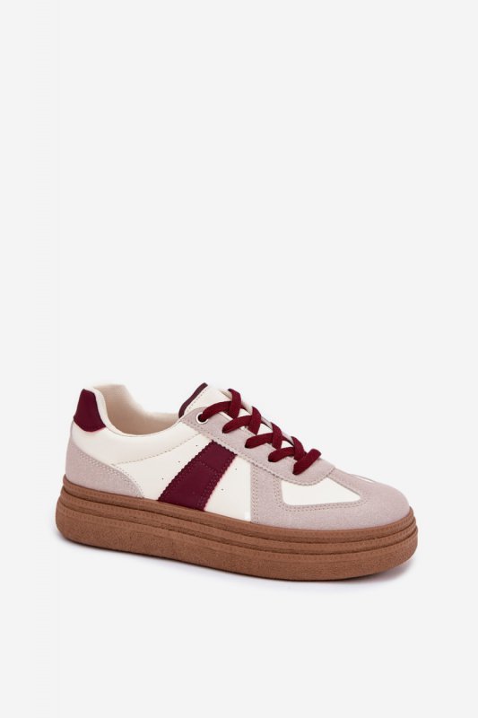 Buty Sportowe Model Dovina BL535P Bordo - Step in style