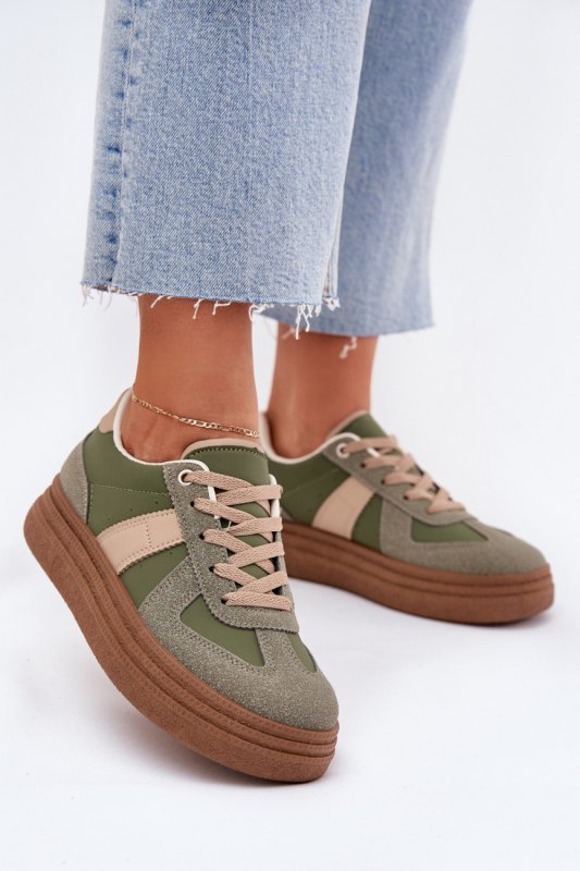 Buty Sportowe Model Dovina BL535P Green - Step in style