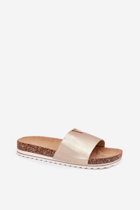 Sandał Klapki Model Vessira AM247 Gold - Step in style