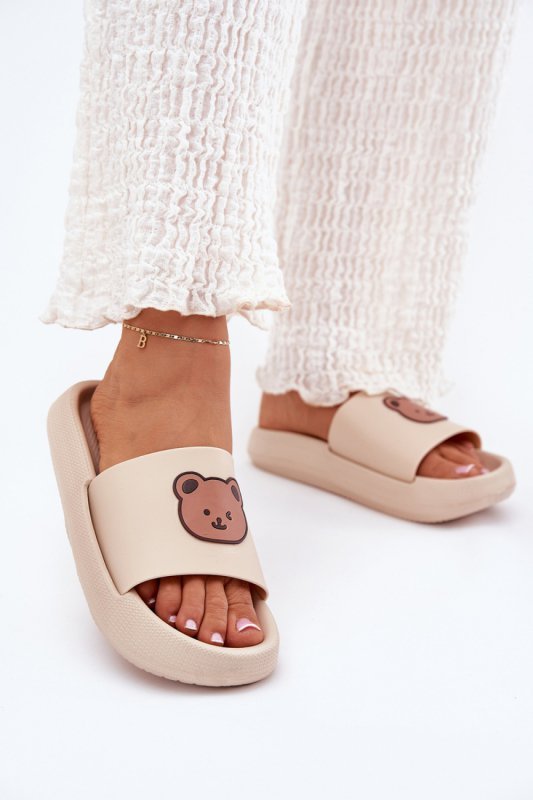 Sandał Klapki Model Lalon WS-10 Beige - Step in style