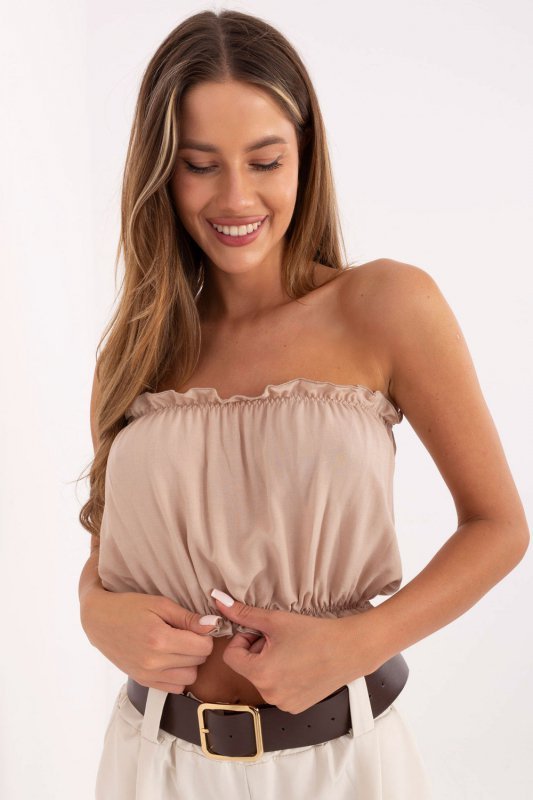 Koszulka Top Model LK-TP-510105.91 Beige - Lakerta