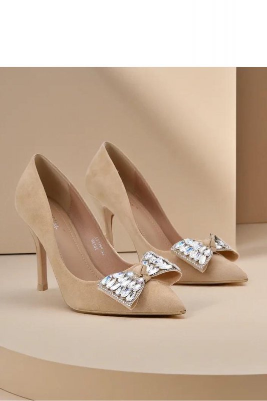 Szpilki Model Cocarte LE119 Beige - PRIMO