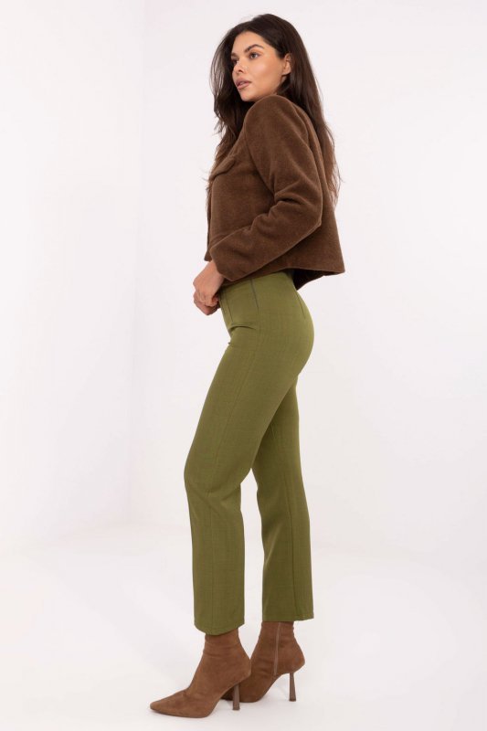 Spodnie Damskie Model IT-SP-FL9069.00 Oliwka - Rue Paris