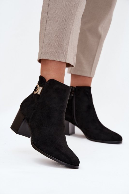 Botki Model Renora H0258 Black - Step in style