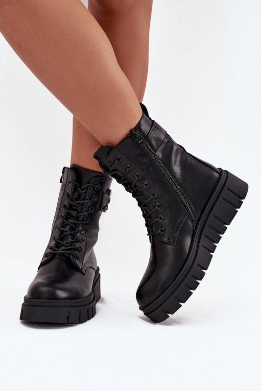 Botki Model Lyrana DA150P Black - Step in style