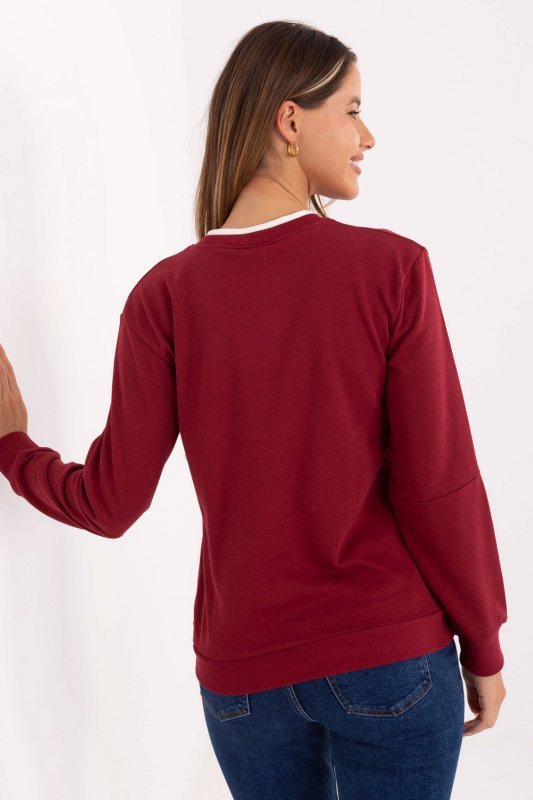 Bluza Damska Model RV-BL-A868.46 bordo - Relevance
