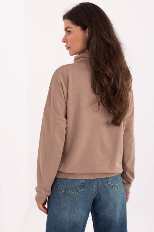 Bluza Damska Model RV-BL-A874.01P Dark Beige - Rue Paris