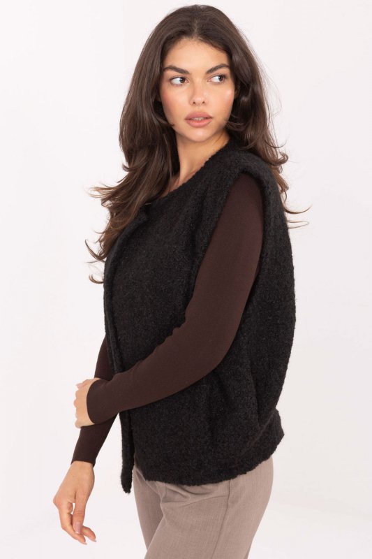 Kamizelka Model IT-KZ-FL9622.29P Black - Rue Paris