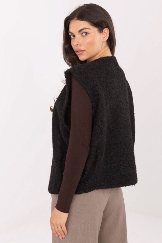 Kamizelka Model IT-KZ-FL9622.29P Black - Rue Paris