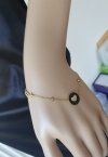 BRACELET GOLD CELEBRITY NEREZOVÁ OCEL