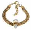 BRACELET GOLD CELEBRITY NEREZOVÁ OCEL