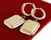 NÁUŠNICE SILVER STAINLESS CELEBRITY