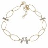 BRACELET GOLD CELEBRITY NEREZOVÁ OCEL