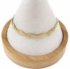 BRACELET GOLD CELEBRITY NEREZOVÁ OCEL