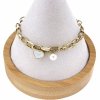 BRACELET GOLD CELEBRITY NEREZOVÁ OCEL