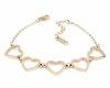ARMBAND GOLD CELEBRITY EDELSTAHL