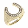 Goldring 18,60 mm. vergoldete Verlobung Xuping