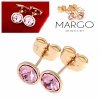 exklusive swarovski vergoldete ohrringe