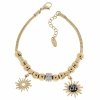 ARMBAND GOLD CELEBRITY EDELSTAHL