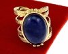 Ring 18,30 mm, goldener Edelstahl