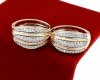 exklusive swarovski vergoldete ohrringe