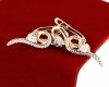 exklusive swarovski vergoldete ohrringe
