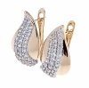 exklusive swarovski vergoldete ohrringe