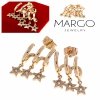 exklusive swarovski vergoldete ohrringe