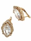 exklusive swarovski vergoldete ohrringe