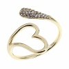 Goldring 17,00 mm. vergoldete Verlobung Xuping