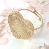 Ring 18,30 mm, goldener Edelstahl