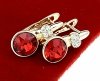 exklusive swarovski vergoldete ohrringe