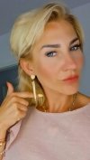 goldene Ohrringe aus Edelstahl