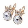 exklusive swarovski vergoldete ohrringe