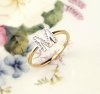 Ring 19,30 mm, goldener Edelstahl