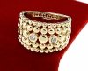 Goldring 18,60 mm. vergoldete Verlobung Xuping