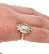 Goldring 18,60 mm. vergoldete Verlobung Xuping