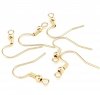 2X GOLD OHRRINGE CHIRURGISCHER STAHL